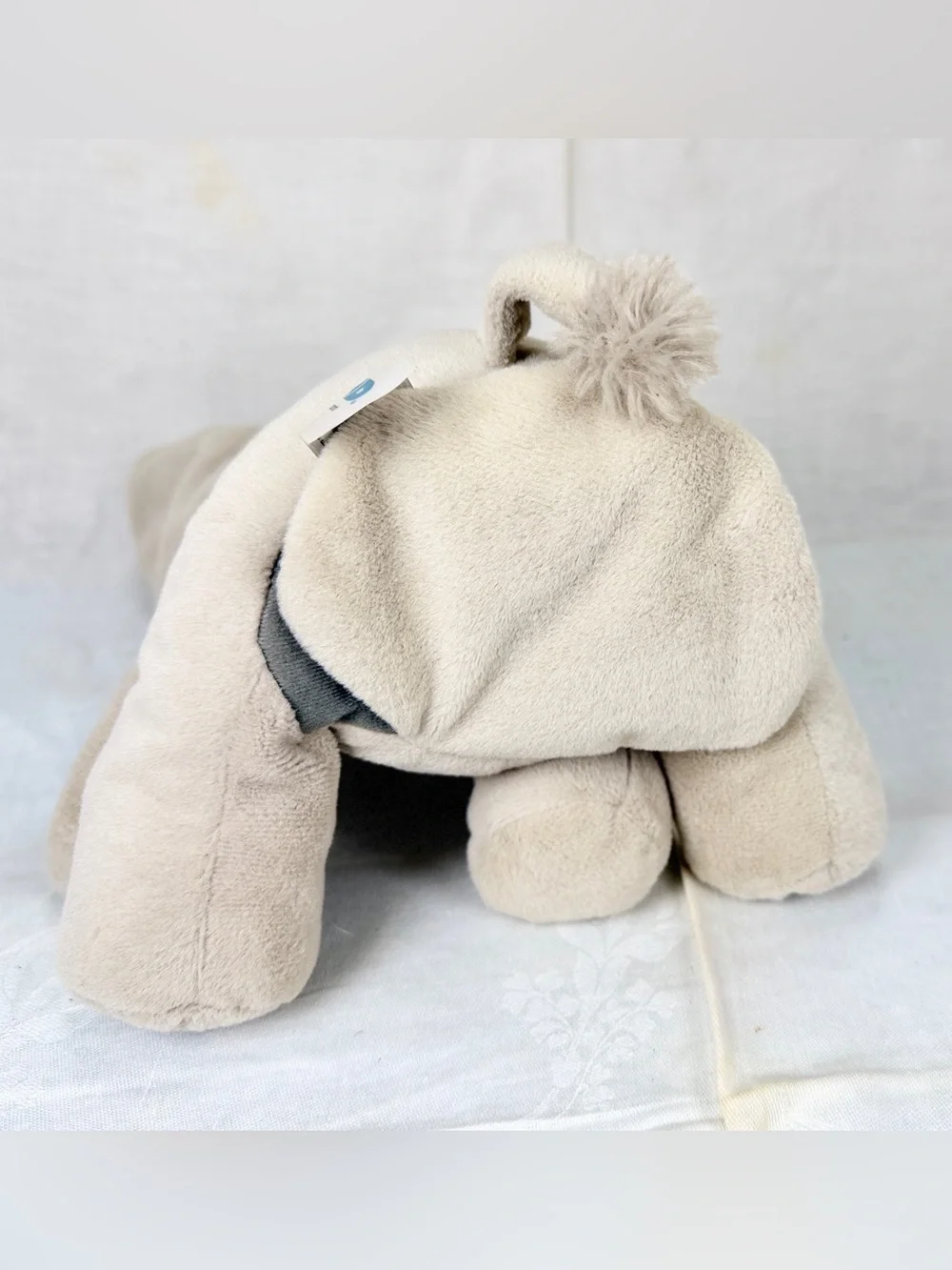 Baby Gund Plush Singing Peek-A-Boo Elephant - Gray